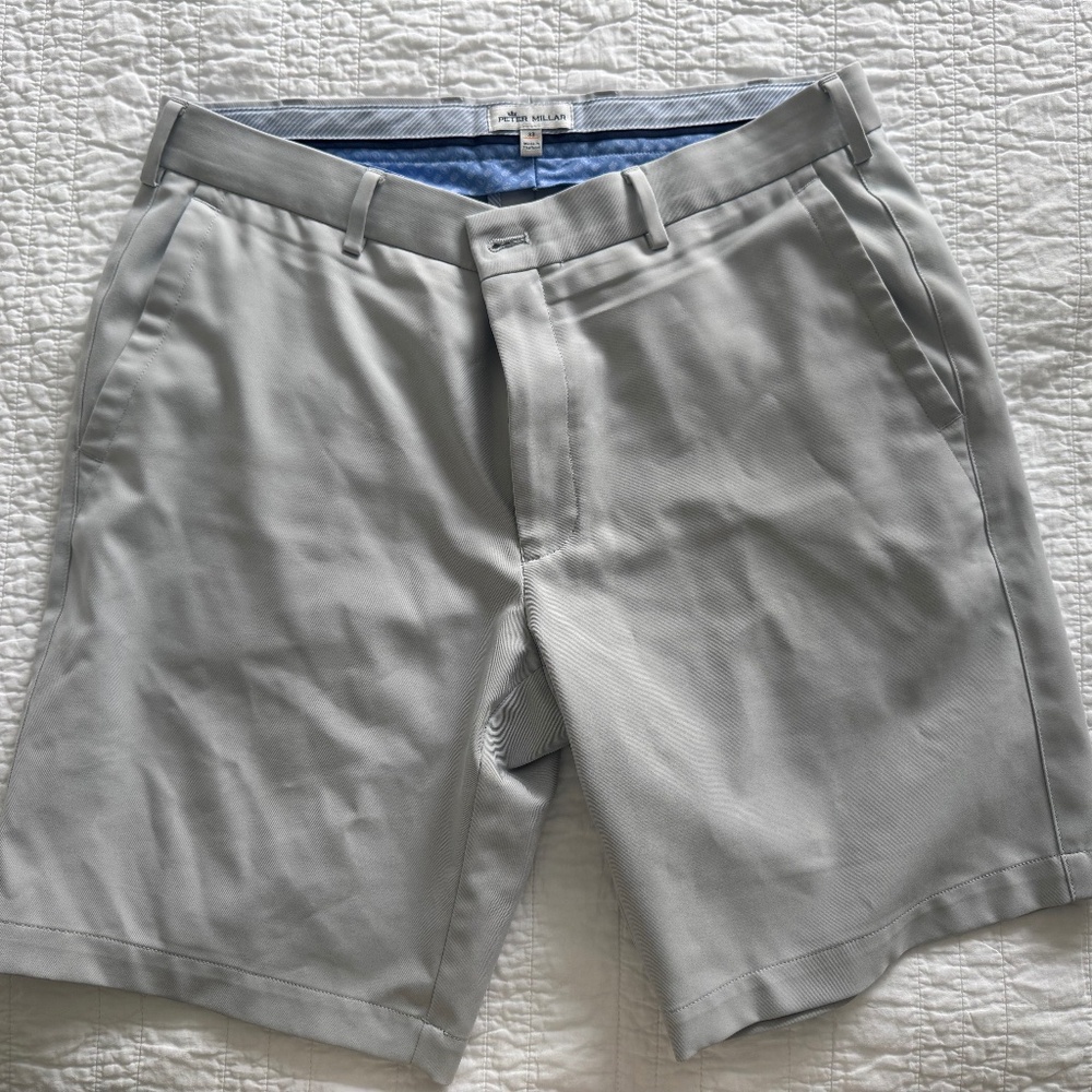 Peter Millar - Khaki Grey Shorts - Size 33